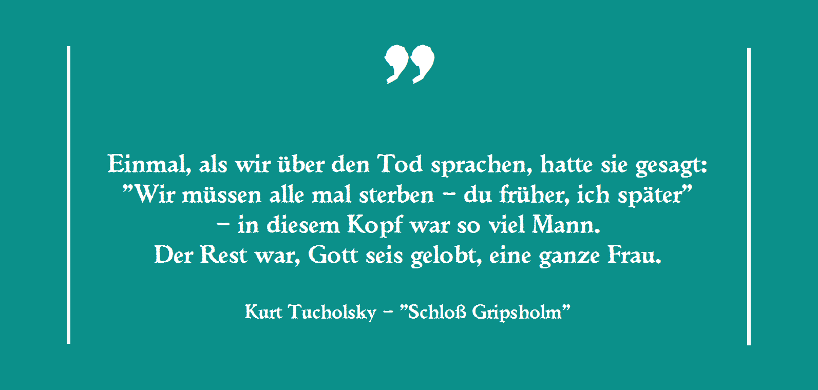 Kurt Tucholsky - Schloß Gripsholm