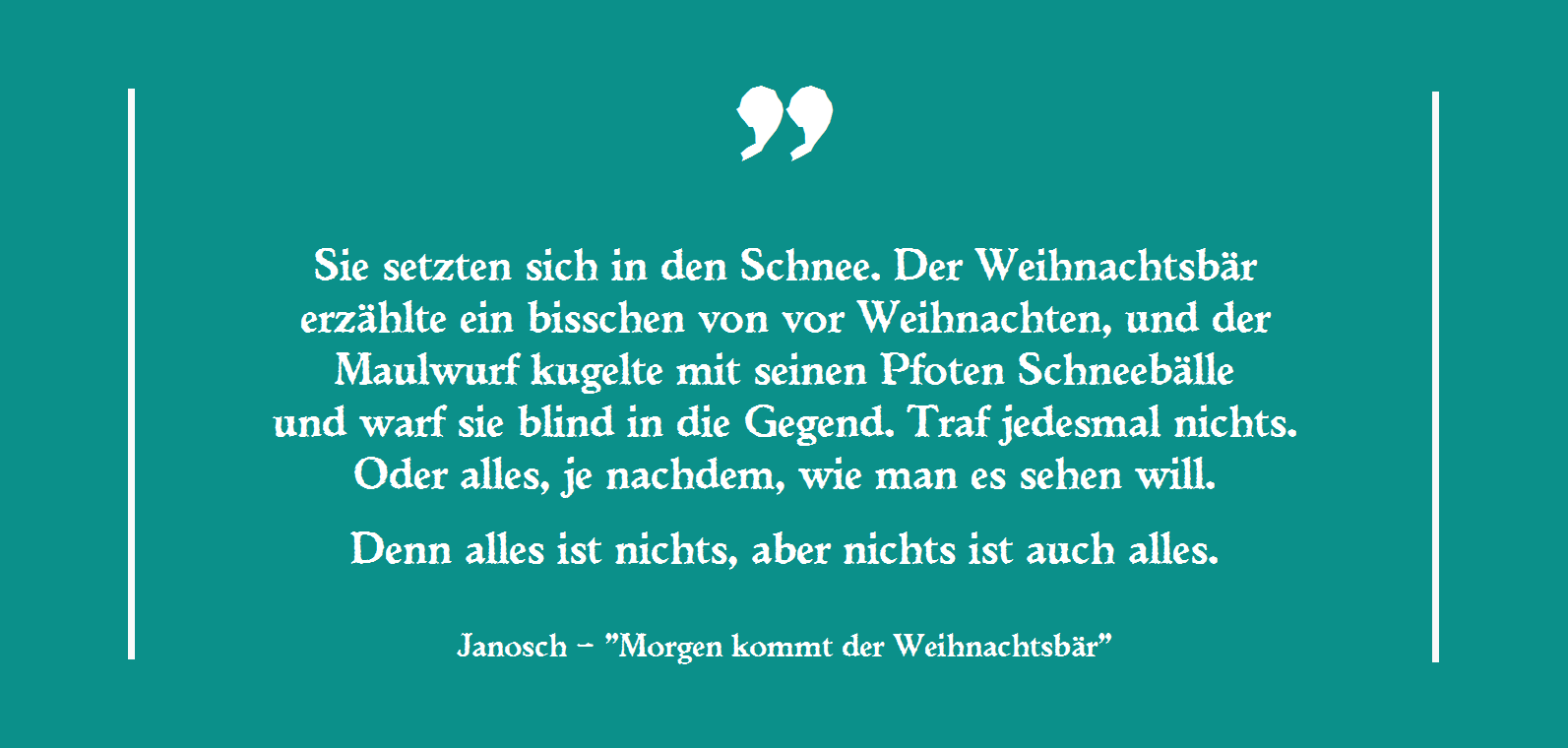 Janosch - Morgen kommt der Weihnachtsbär