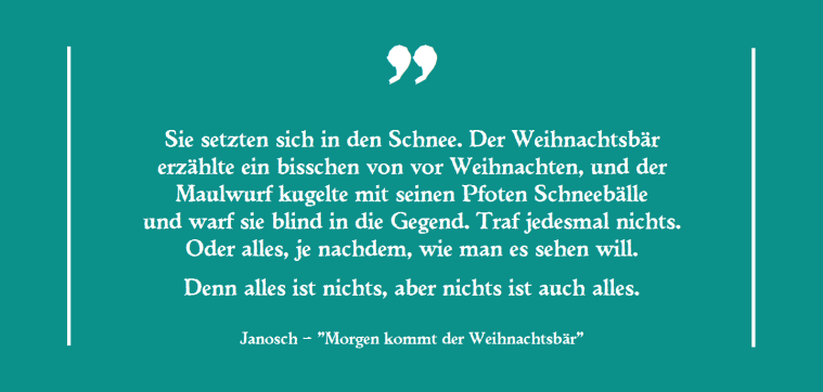 Janosch - Morgen kommt der Weihnachtsbär