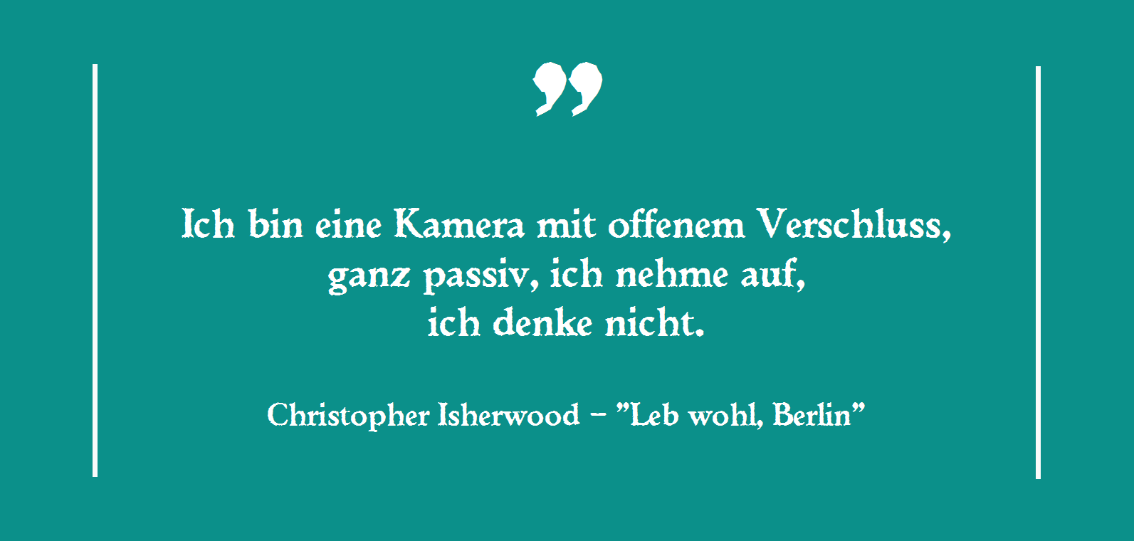 Christopher Isherwood - Leb wohl, Berlin