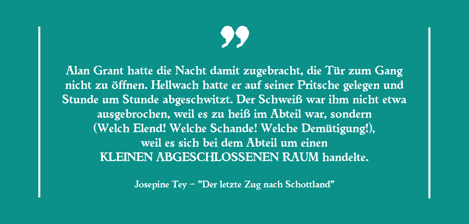 Josephine Tey - Der letzte Zug nach Schottland