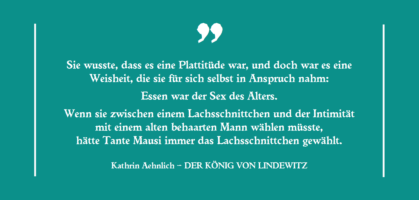 Kathrin Aehnlich – DER KÖNIG VON LINDEWITZ