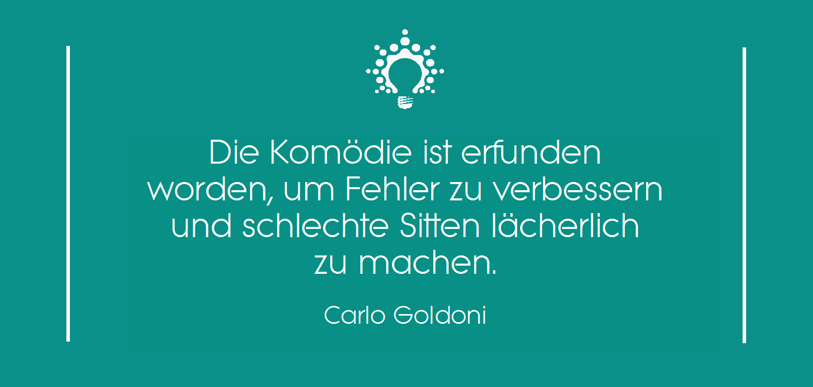 Apho·ri·si·a·kum. Carlo Goldoni